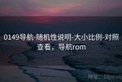 0149导航-随机性说明-大小比例-对照查看，导航rom